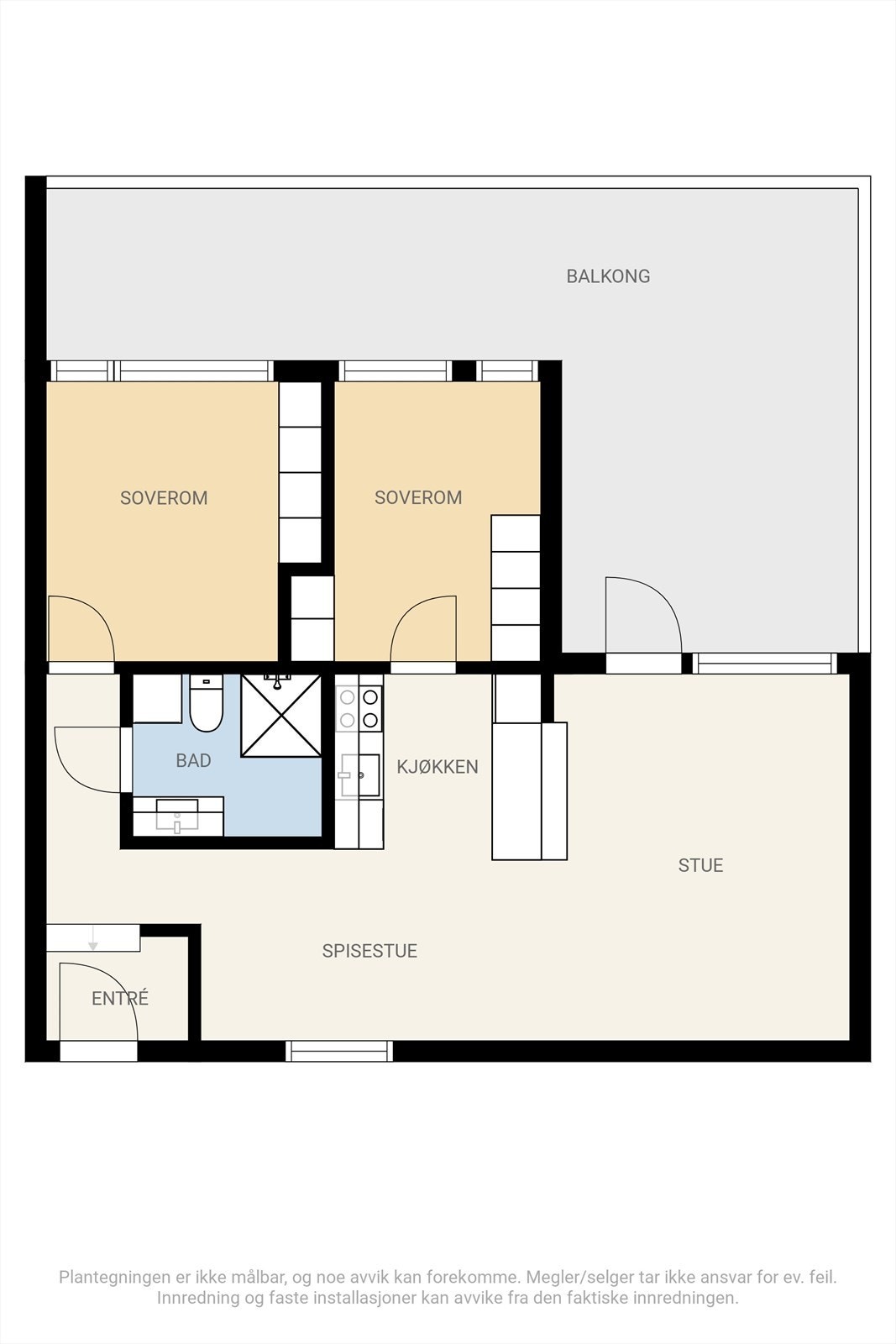 Plantegning Galleribilde