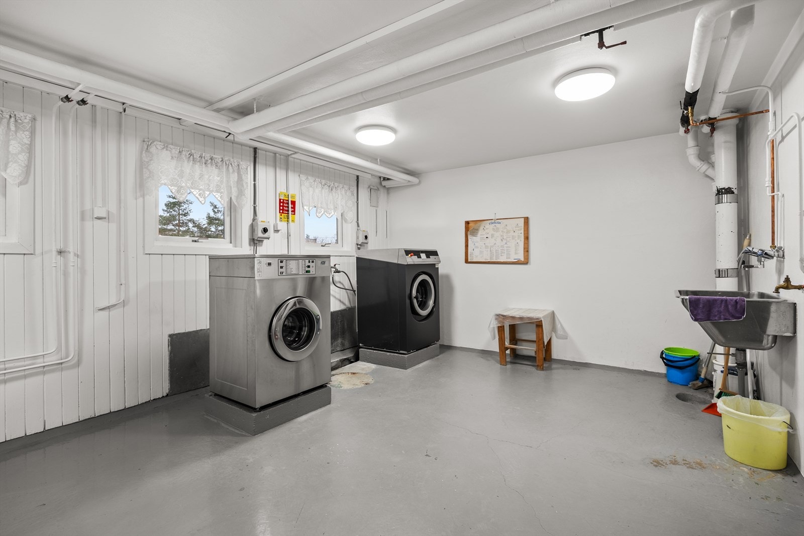 Borettslaget har fellesvaskeri. Galleribilde