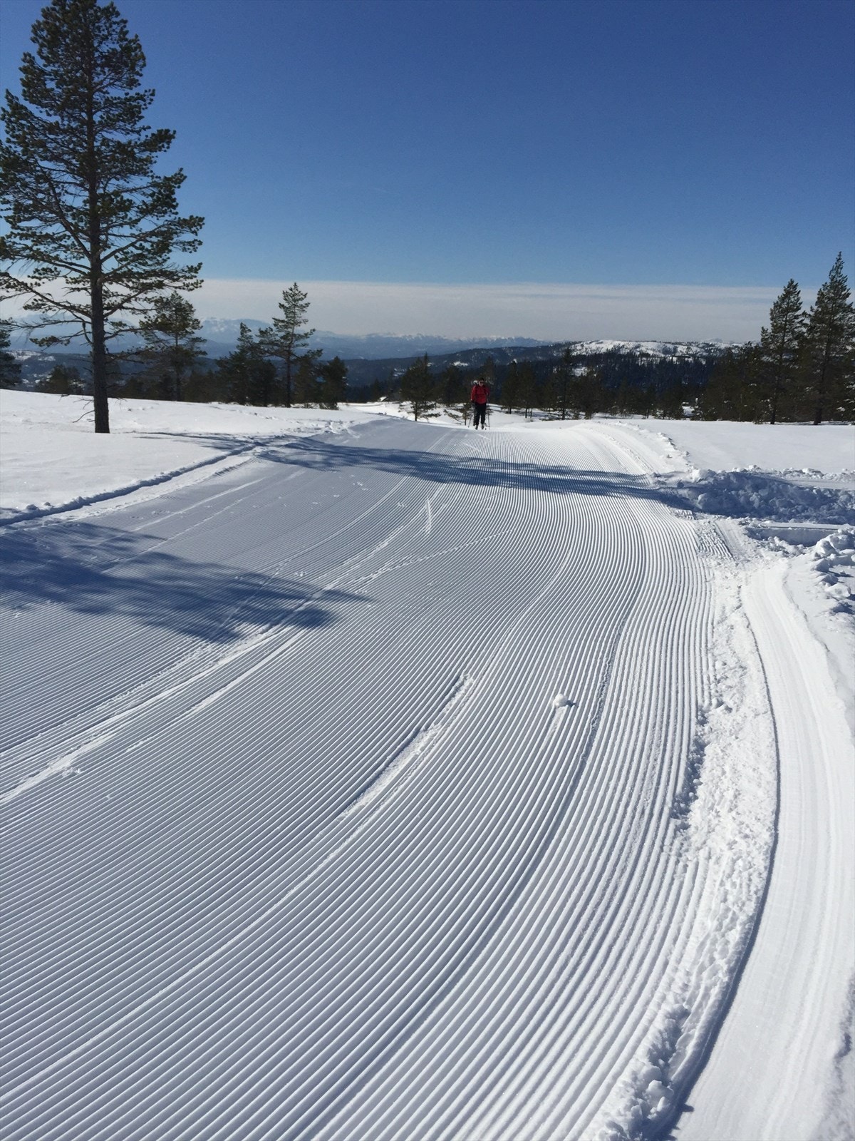 Privat bilde av skiløyper på Blefjell Galleribilde