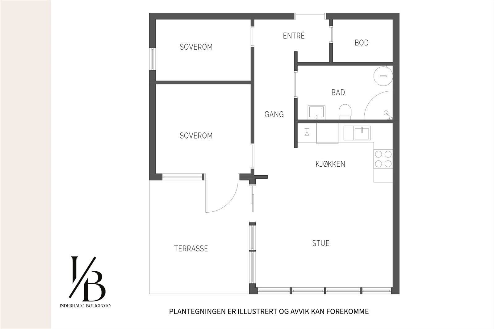 - Plantegning - Galleribilde