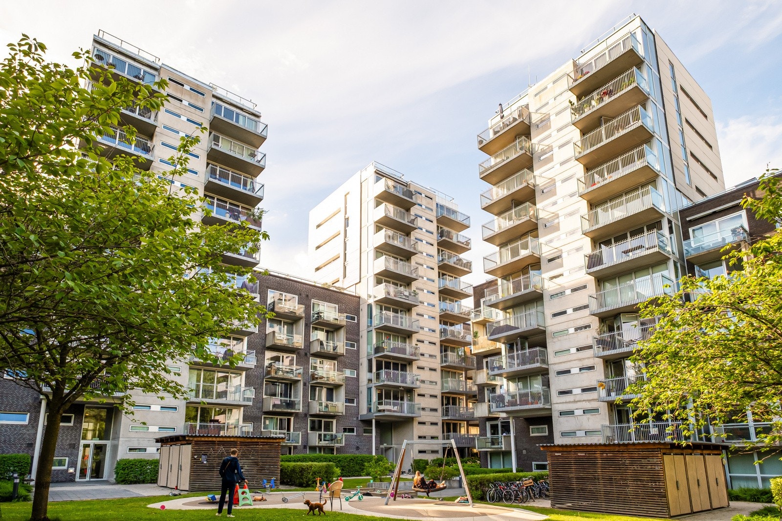 Sameiet har fine fellesområder og felles takterrasse. Galleribilde