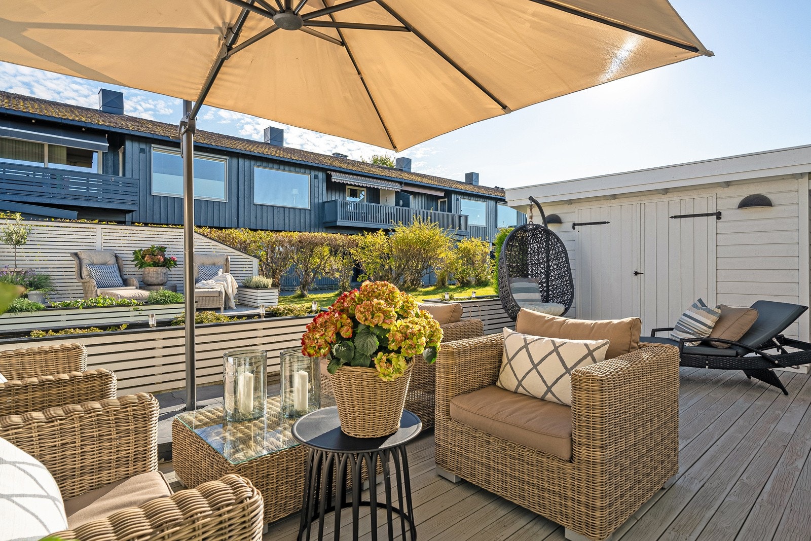 Områdene har flere naturlige soner som gir gode muligheter for både lek og avslapning. Galleribilde