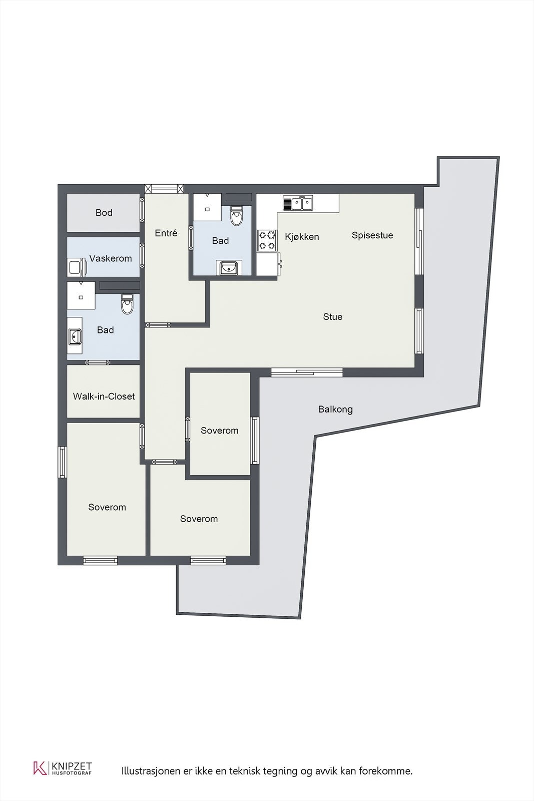 Plantegning. Galleribilde