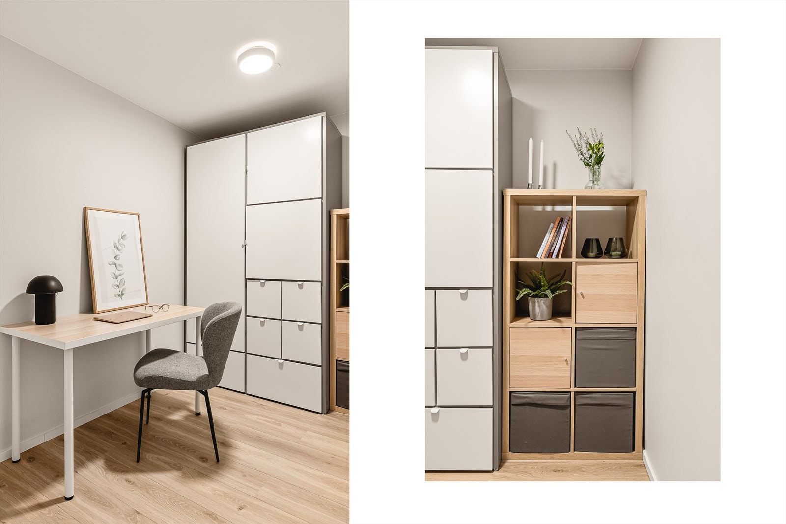 Rommet er 6,1 m², og rommer fint en sovesofa e.l. dersom man ønsker å ha et alternativ for overnattingsgjester. Galleribilde