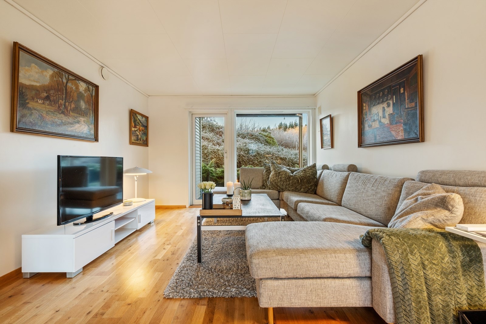 Stuen har utgang til terrasse Galleribilde