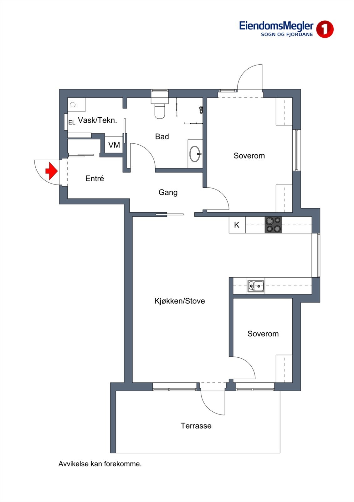 Planskisse Galleribilde