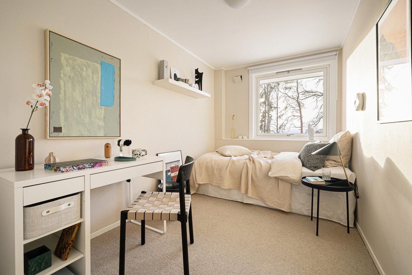 Soverom III fungerer utmerket som soverom eller hjemmekontor. Galleribilde