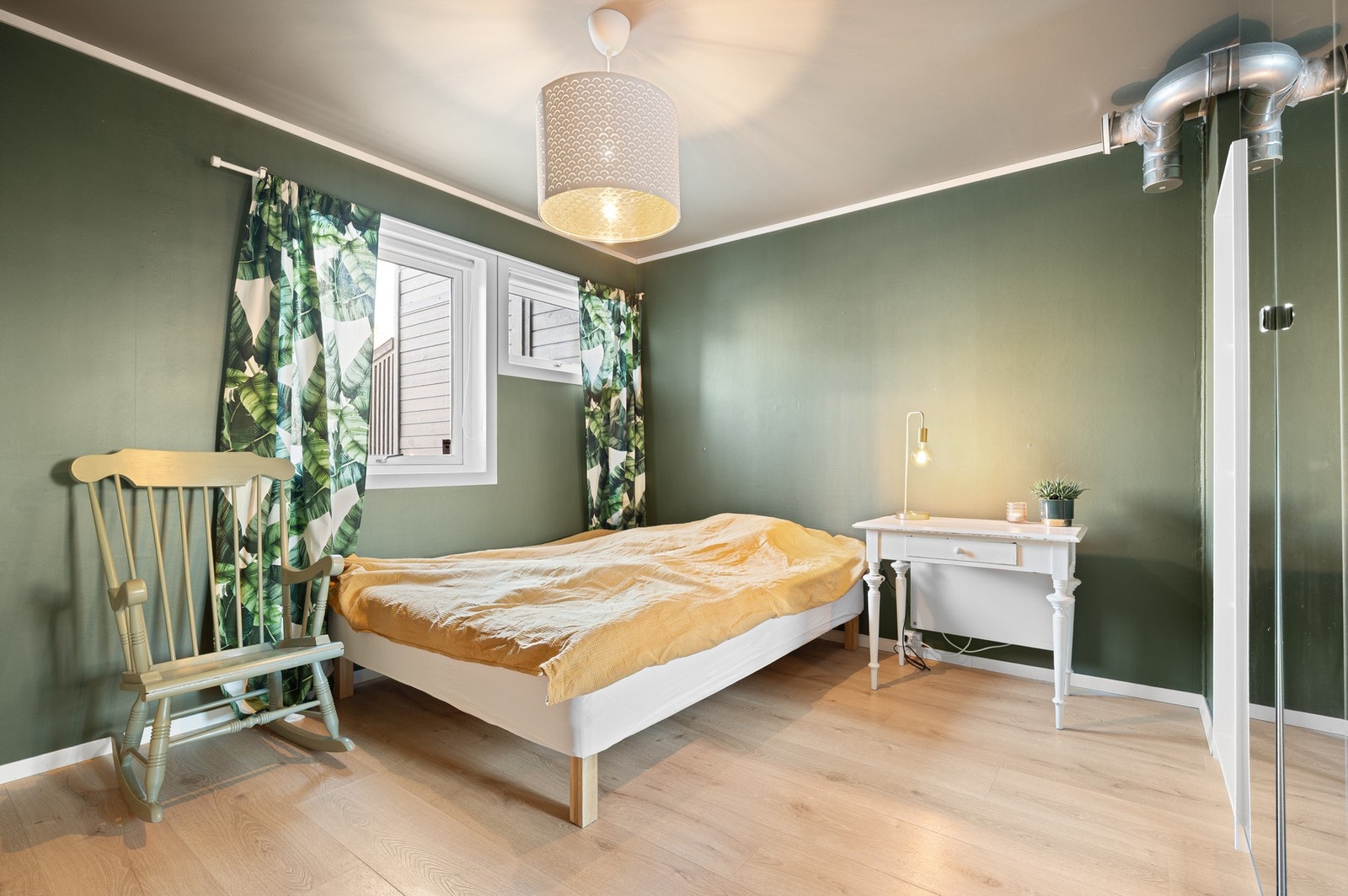 Hovedsoverommet er på 12,9 kvm. Galleribilde