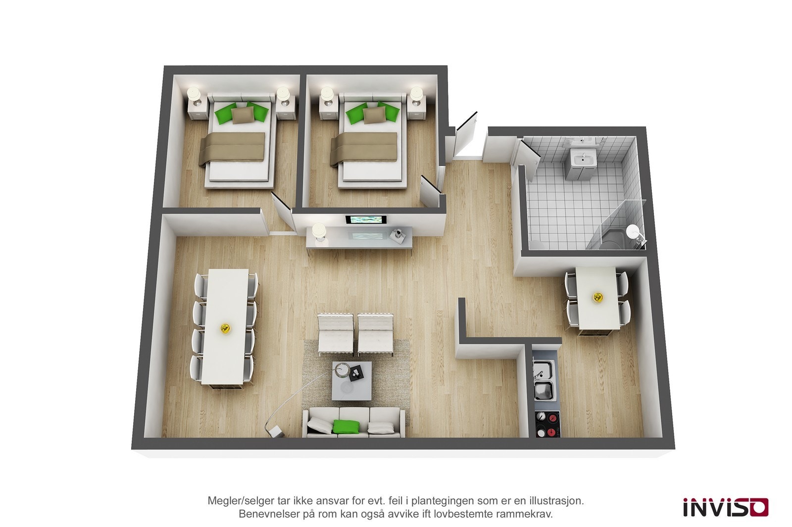 Plantegning Galleribilde