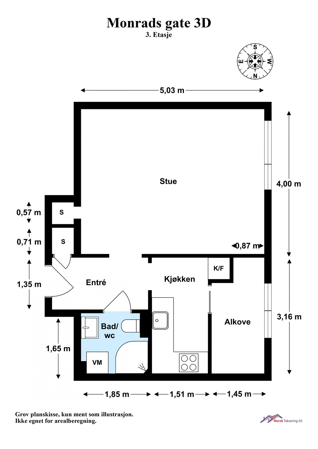 Planskisse Galleribilde