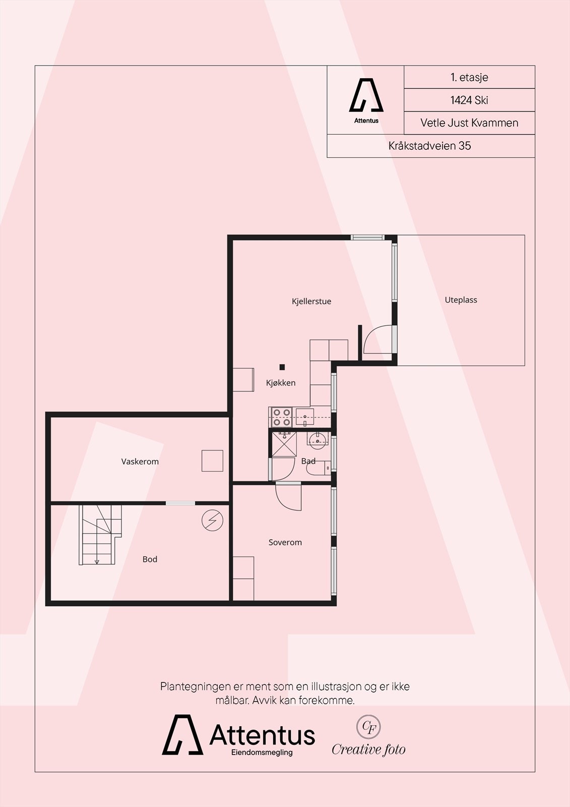 Plantegning Galleribilde