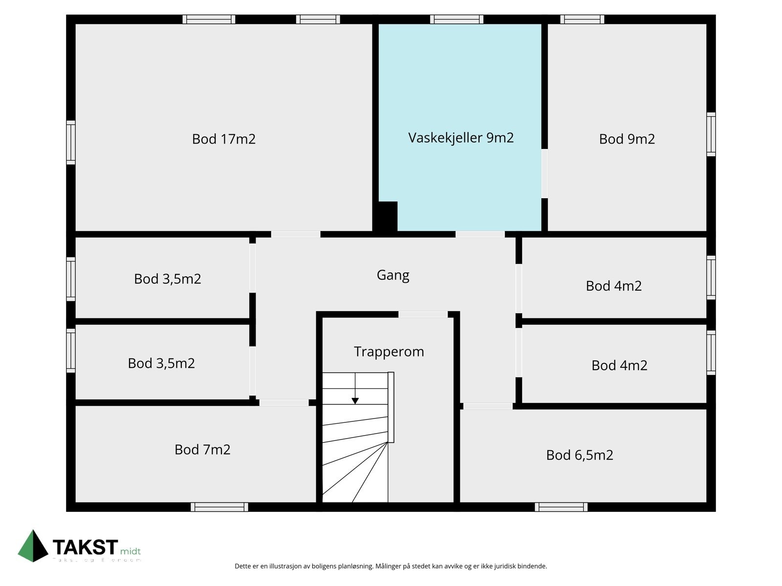 Plantegning kjeller Galleribilde