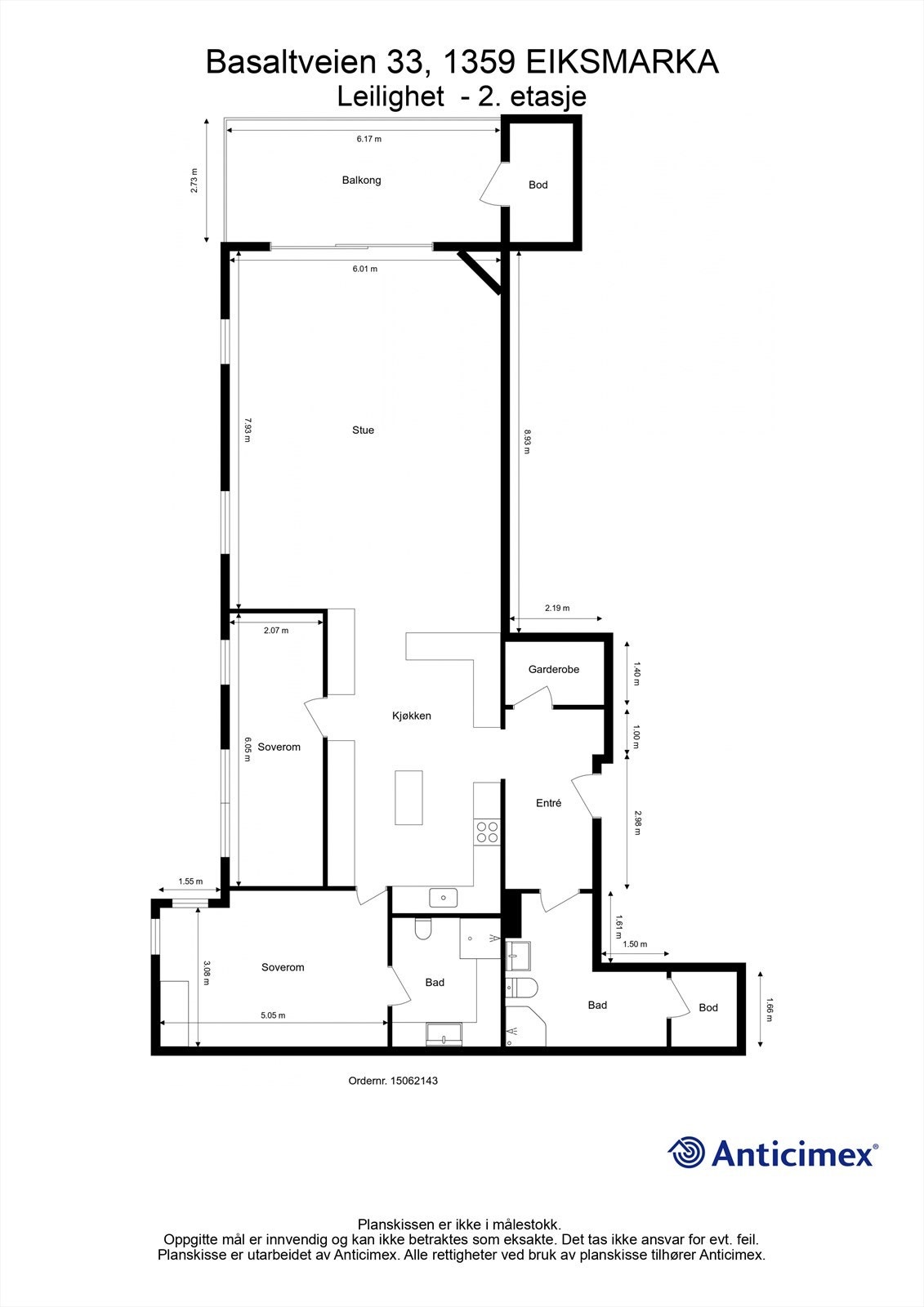 Plantegning Galleribilde