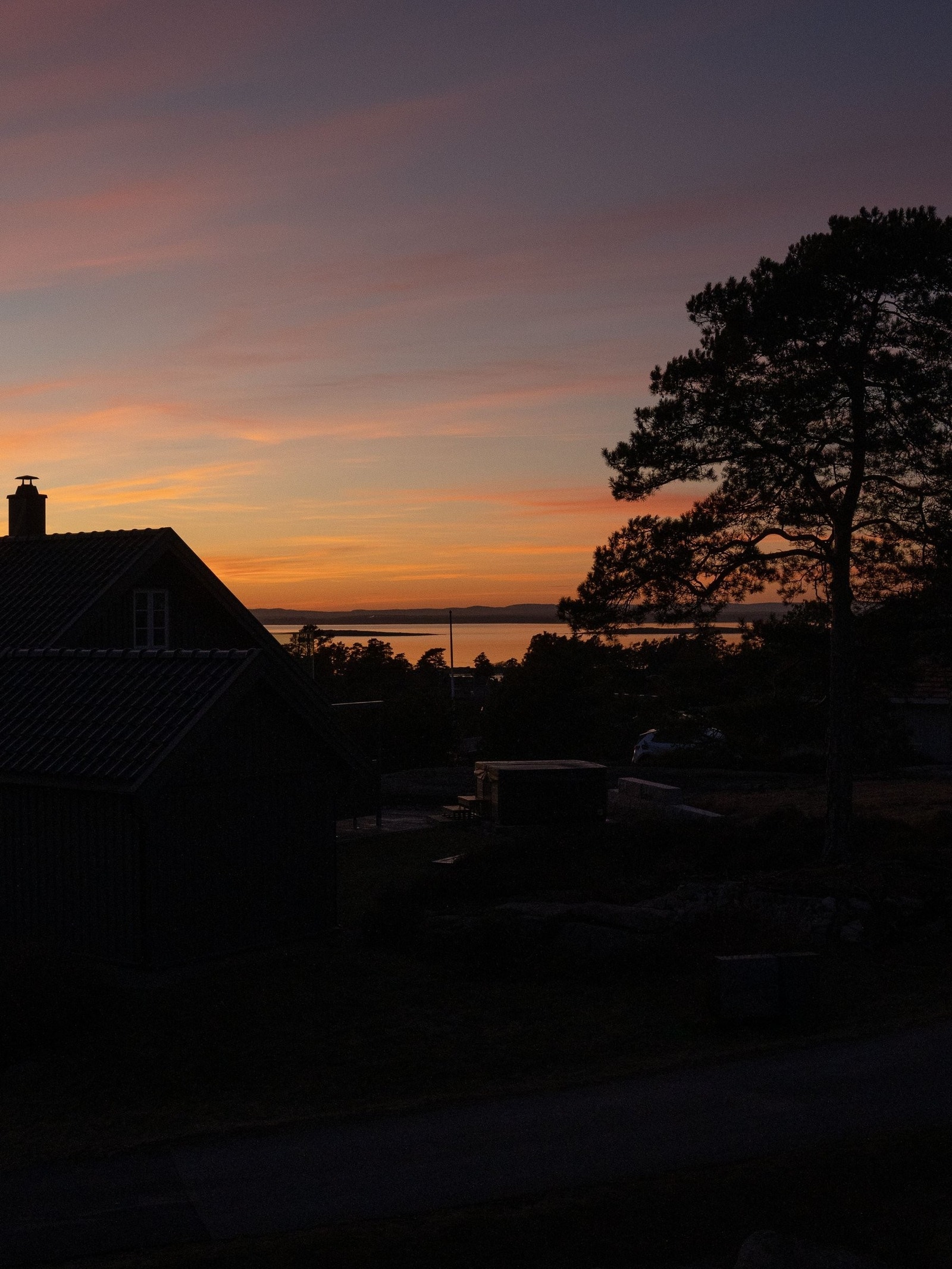 Kveldsutsikt fra Balkong Galleribilde