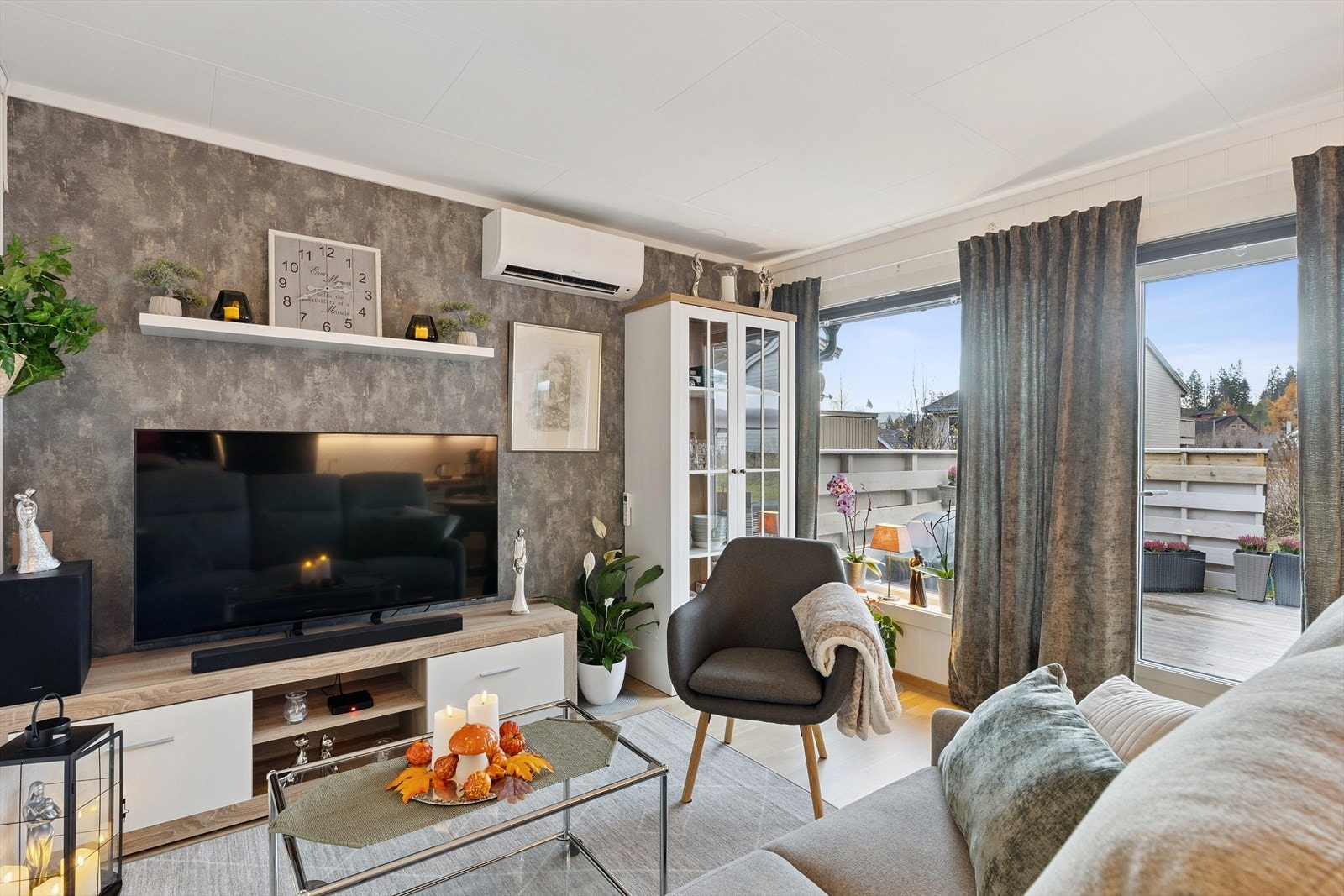 Luft-til-luft varmepumpe ble satt inn i 2024. Denne gir en god varme på kalde dager og en avkjølende effekt på varme dager. Foto Efkt (Paul Smith) Galleribilde