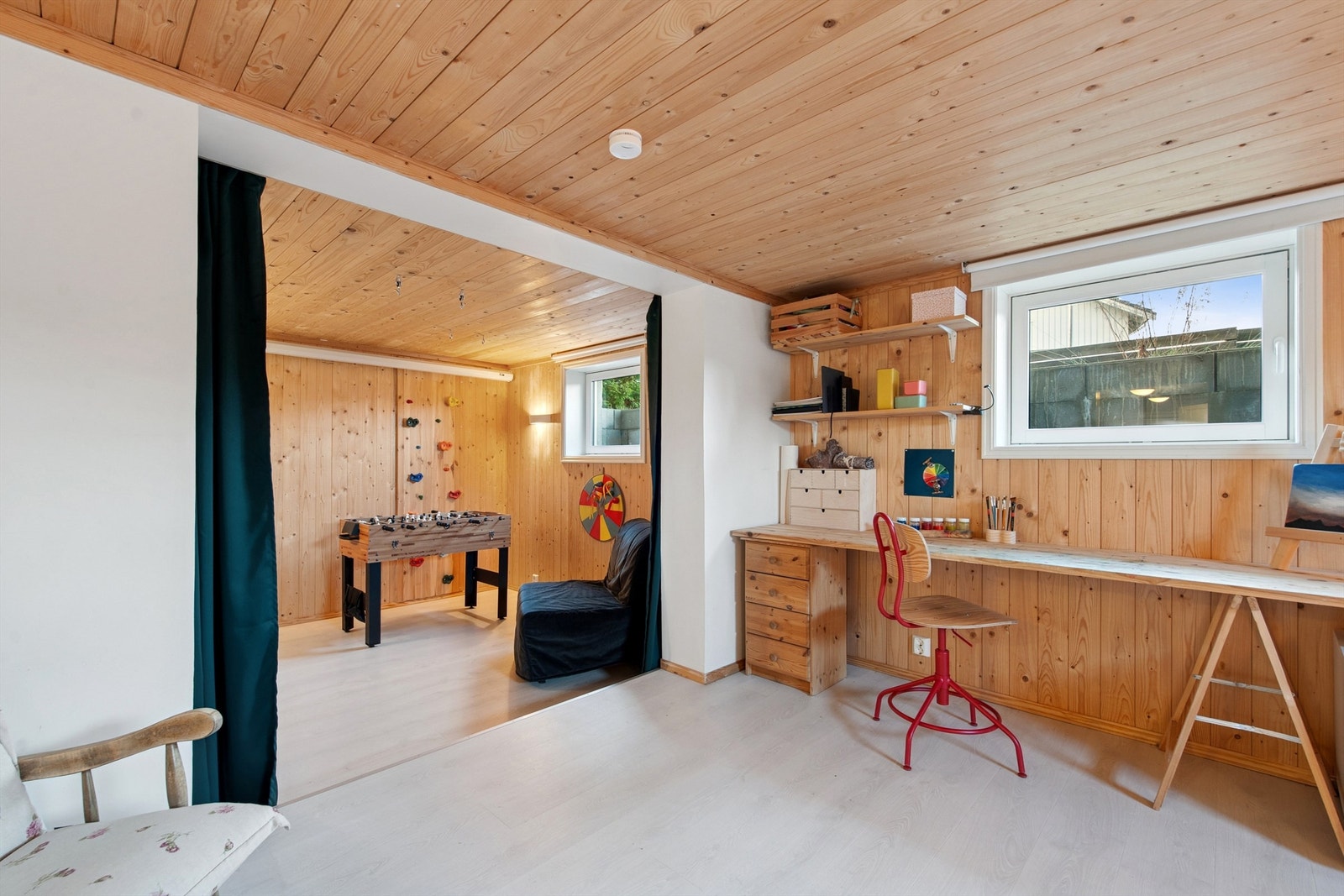 Soverom/Kjellerstue. Galleribilde