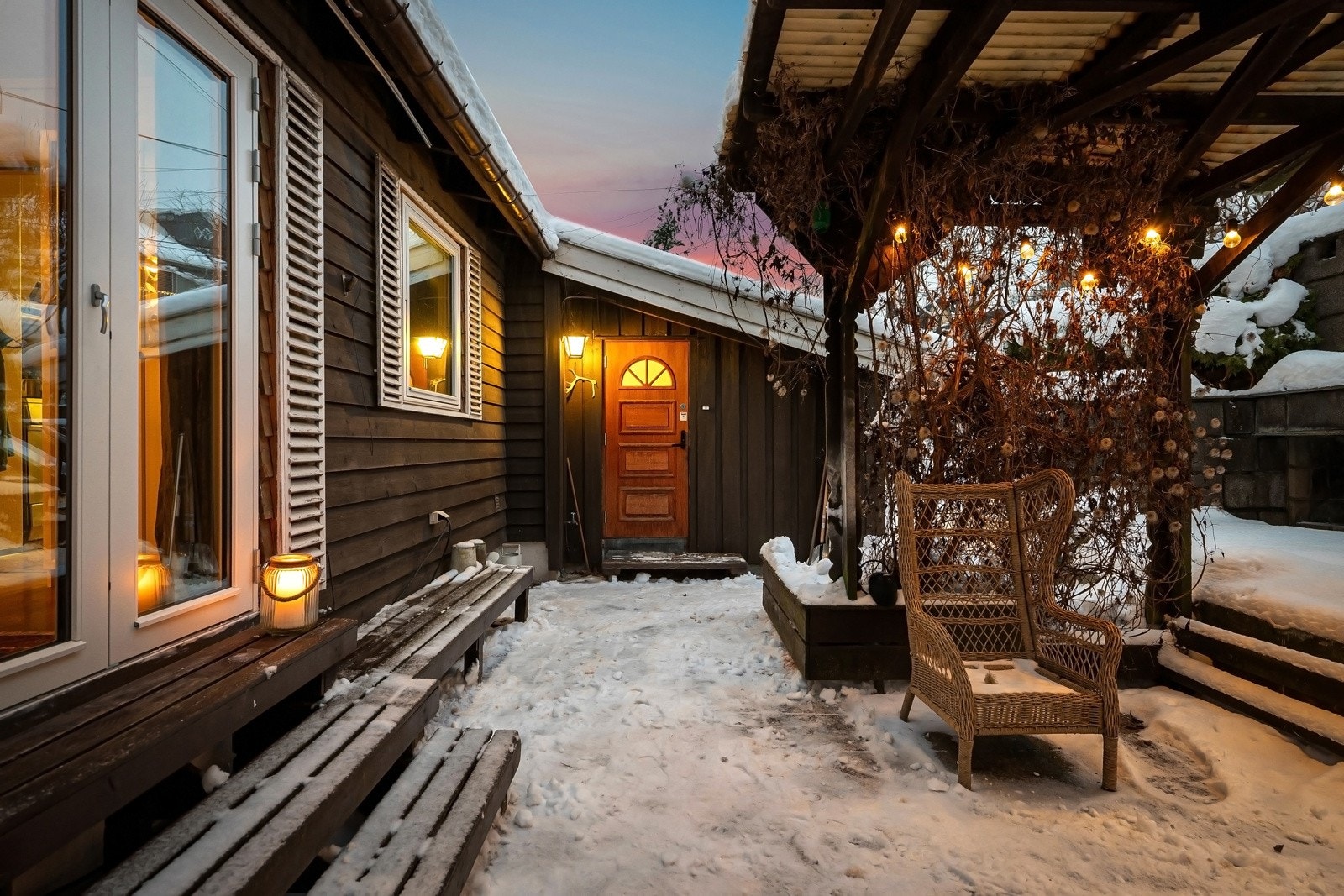 En naturlig forlengelse av oppholdsrommet i sommerhalvåret Galleribilde