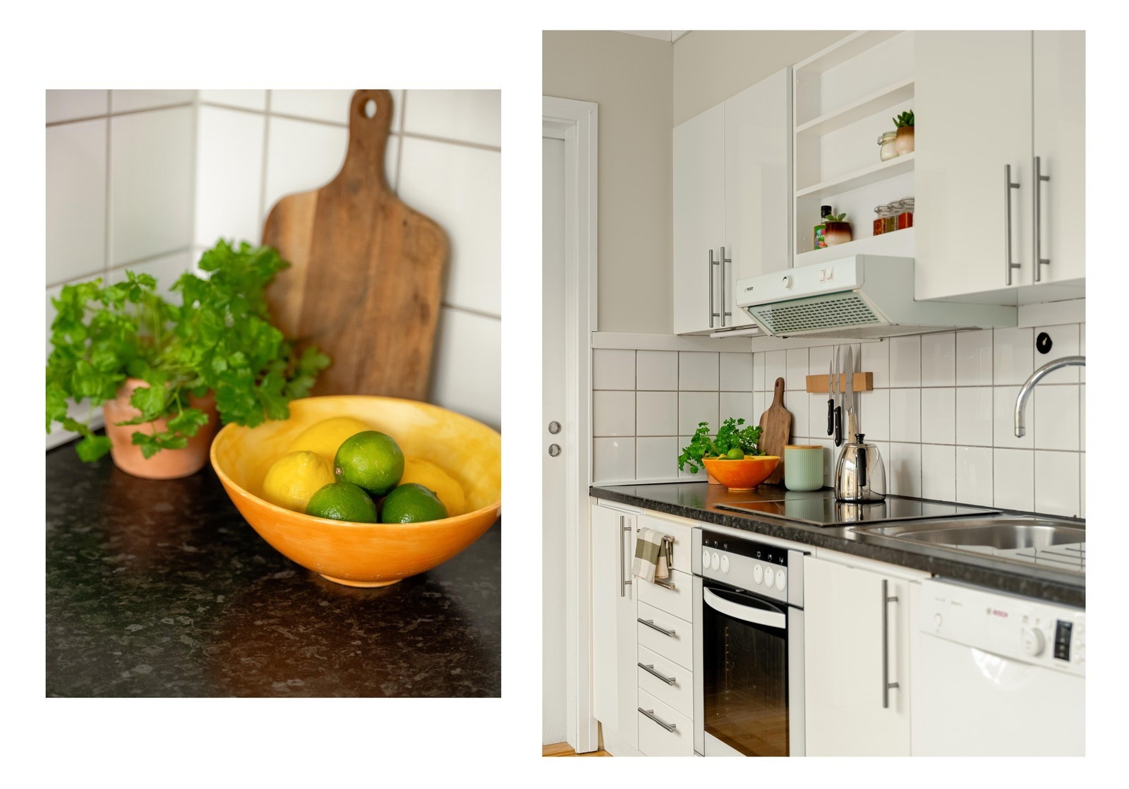 Det holder ikke bare med nærbilder av blomster, fruktskåla skal med den og! Galleribilde