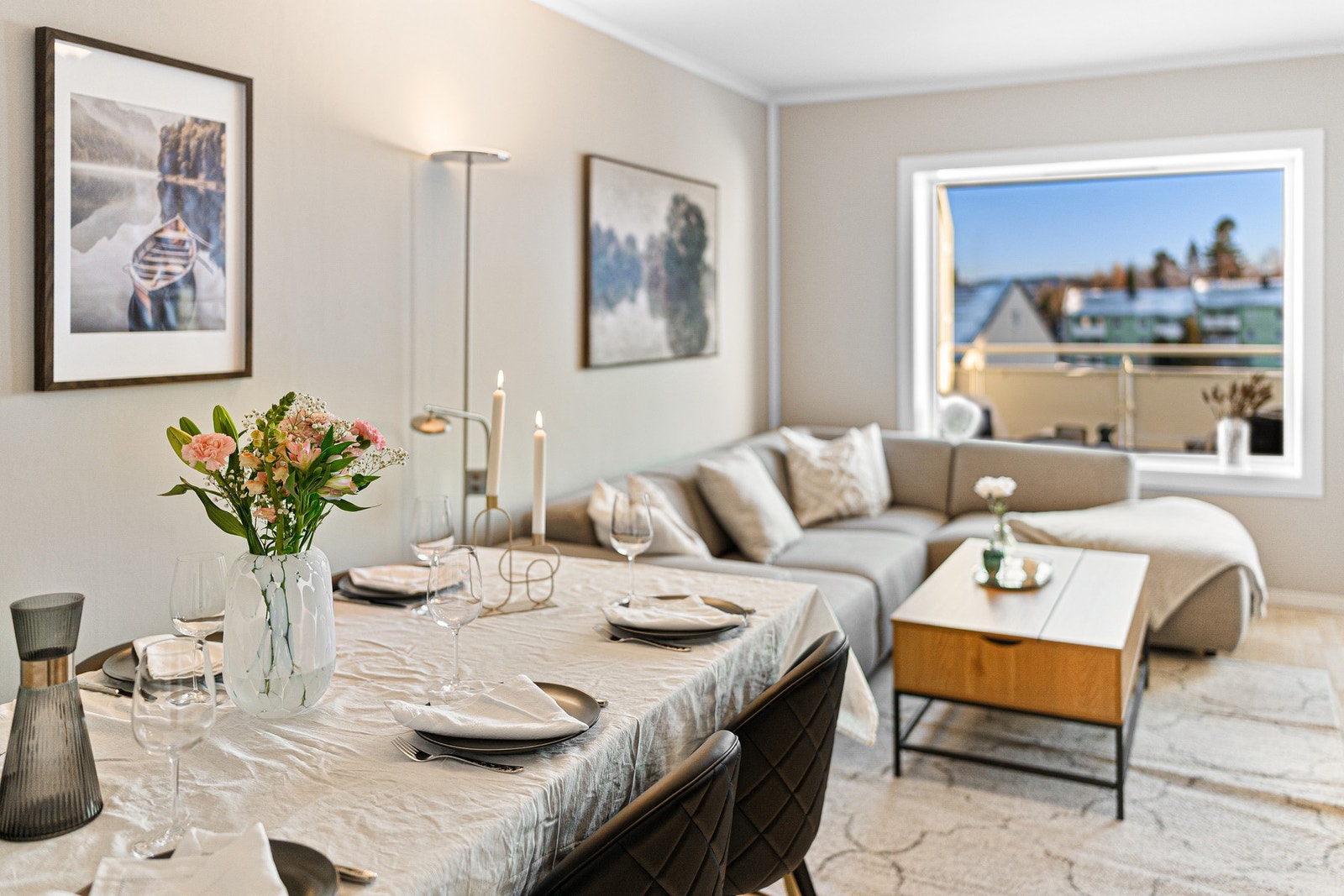 En særdeles flott 3-roms toppleilighet med god beliggenhet på Sverresborg. Galleribilde