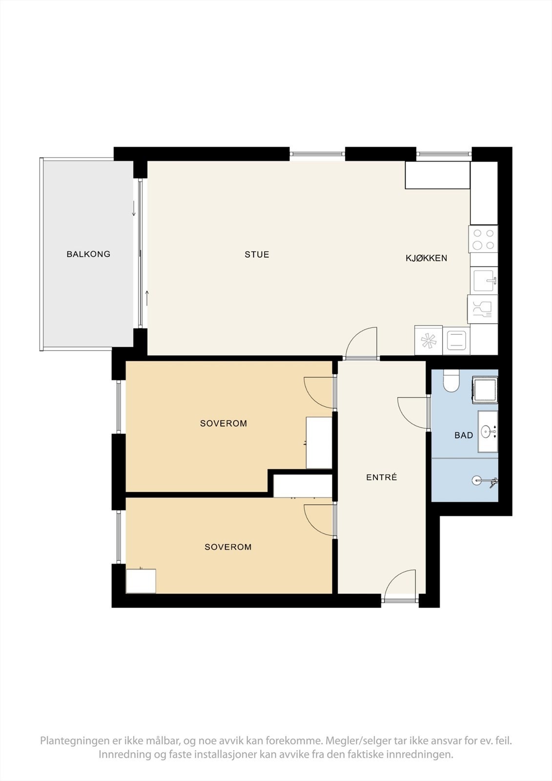 Planskisse Galleribilde