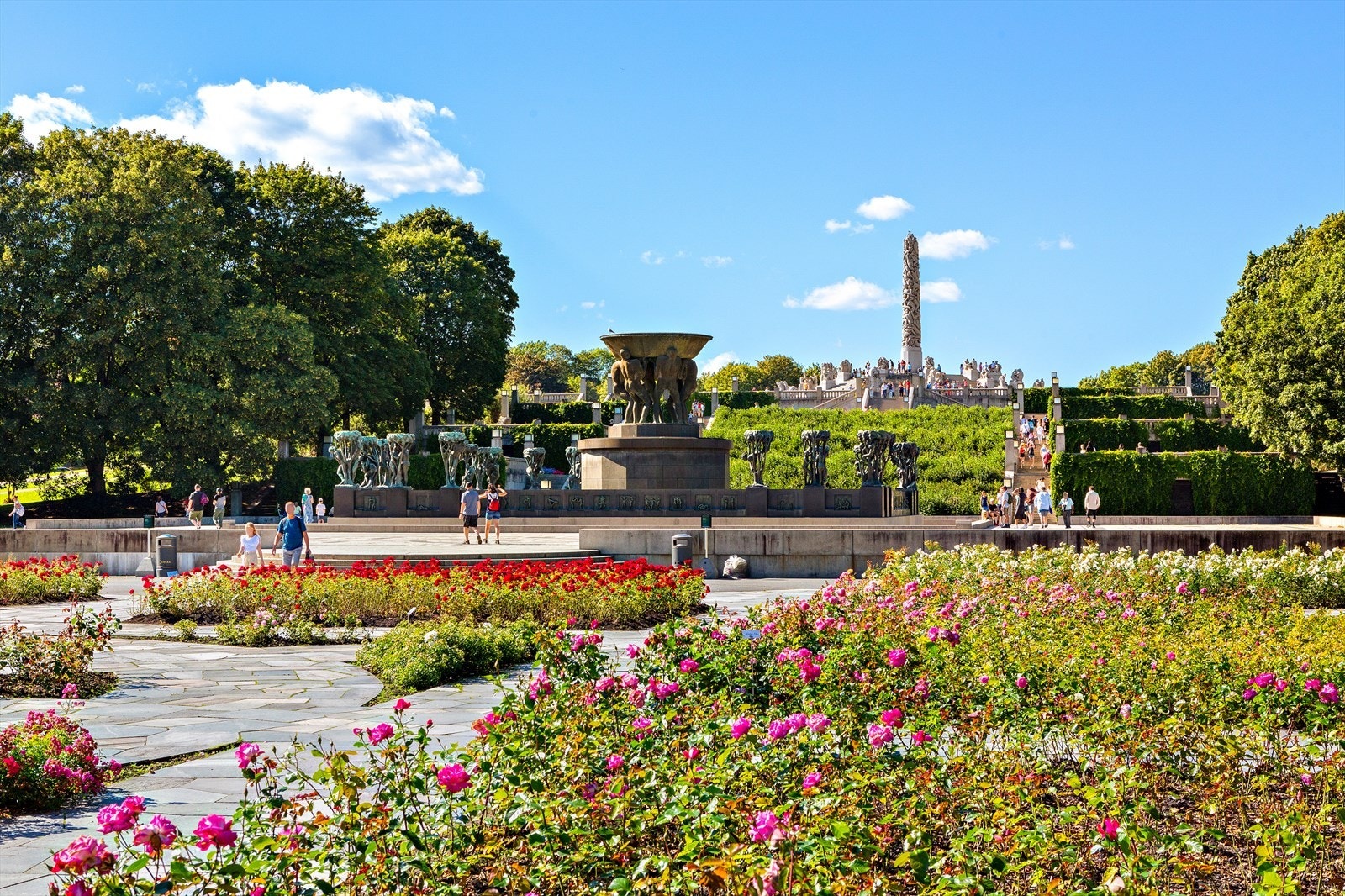 For hyggelige søndagsturer anbefales turområdene langs Slottsparken, Frognerparken og på Bygdøy med bademuligheter og flere fasiliteter. Galleribilde