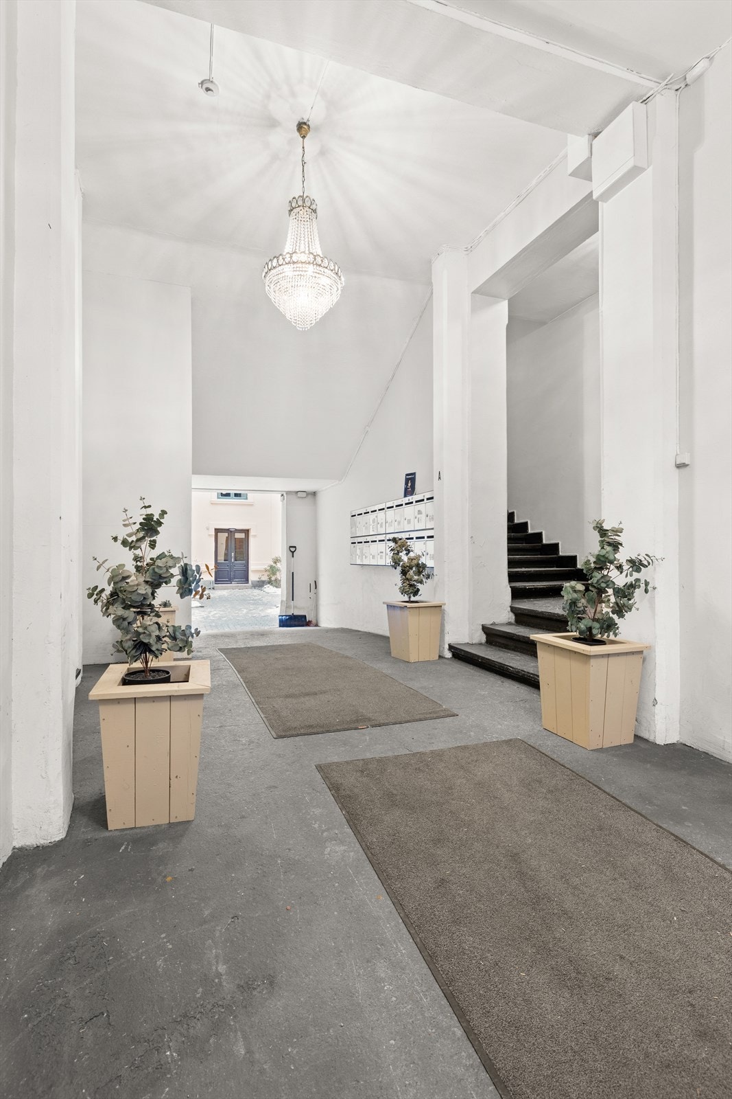 Hyggelig inngangsparti. Galleribilde