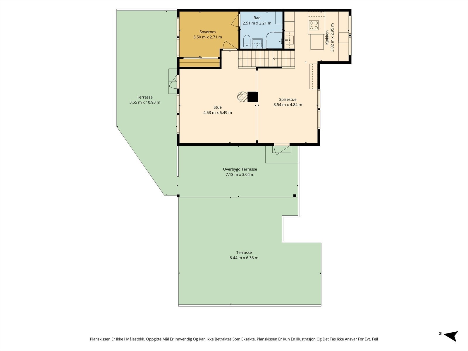 PLANTEGNING 1. ETASJE Galleribilde