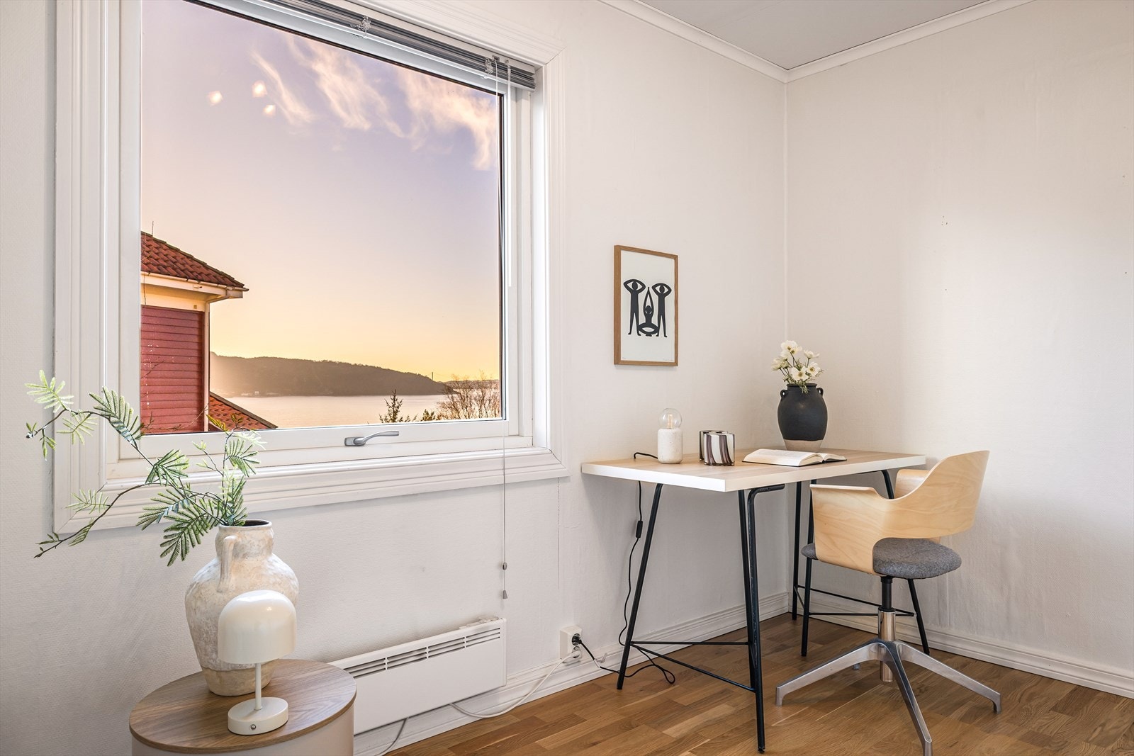 Her våkner du opp til flott natur og nydelig utsikt. Galleribilde