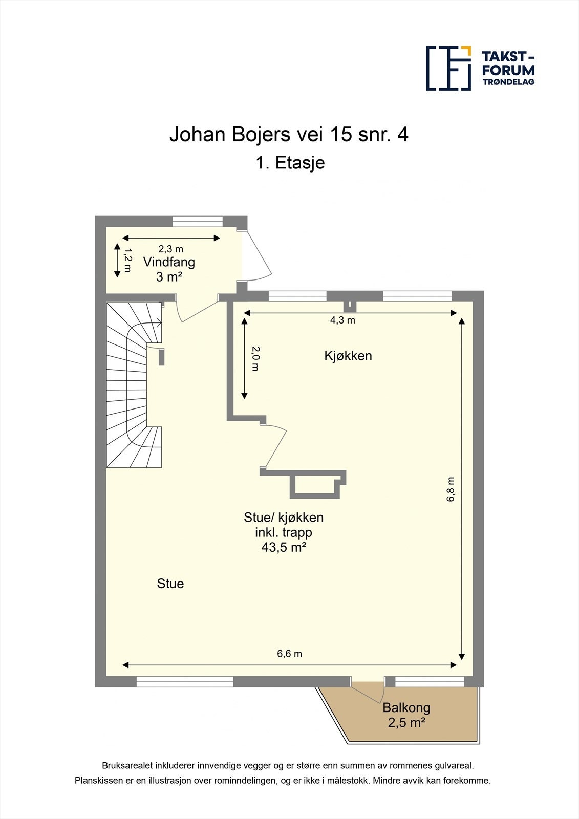 Planskisse - 1. etasje. Galleribilde