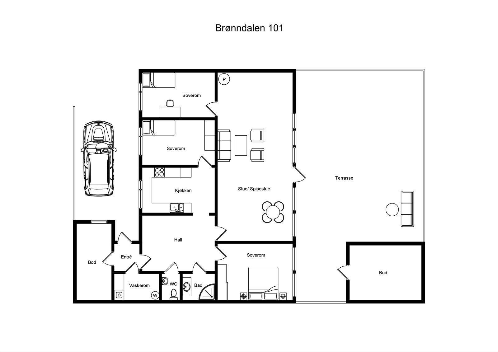 Planskisse Galleribilde