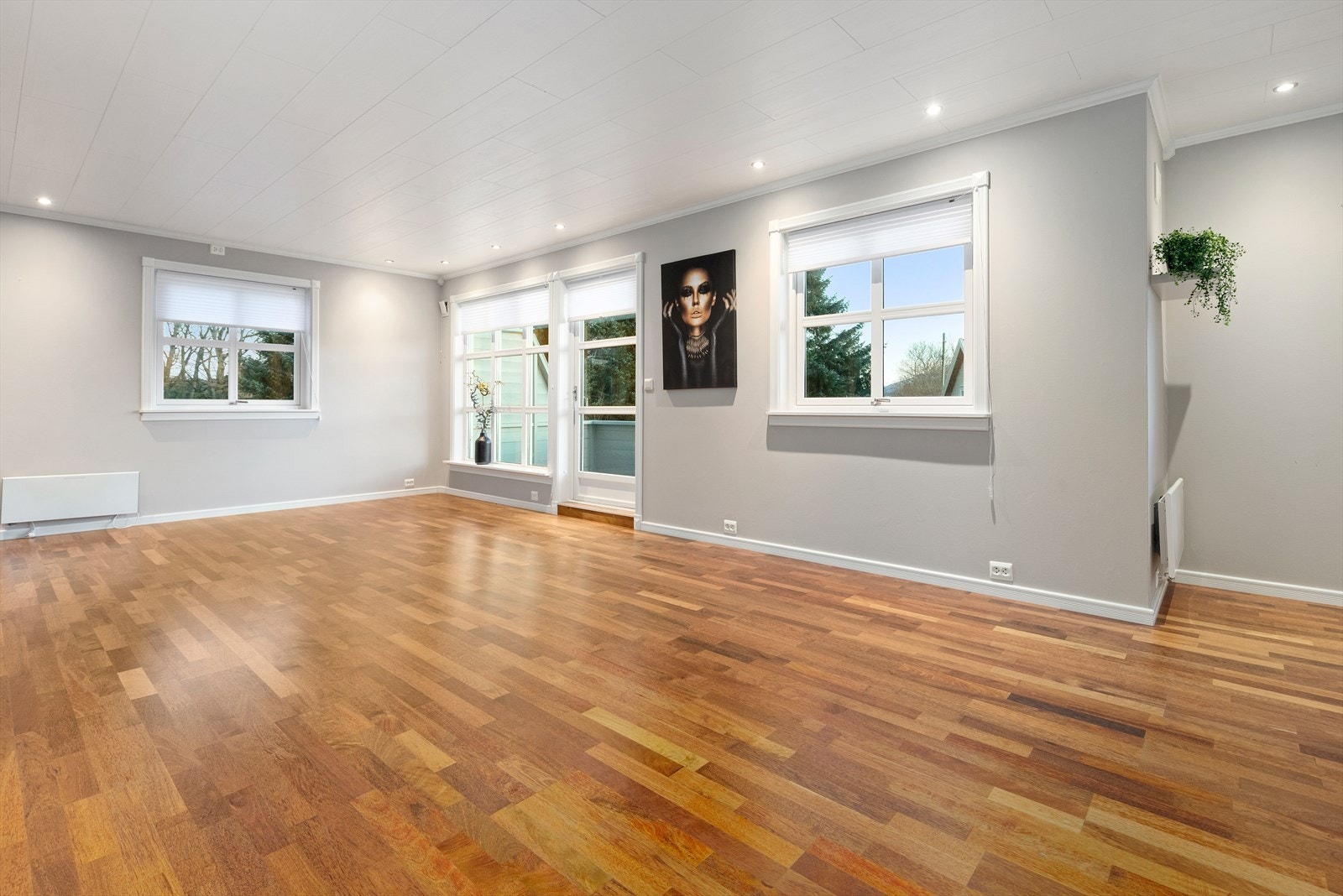 Fra stuen er det tilkomst til en solrik balkong Galleribilde