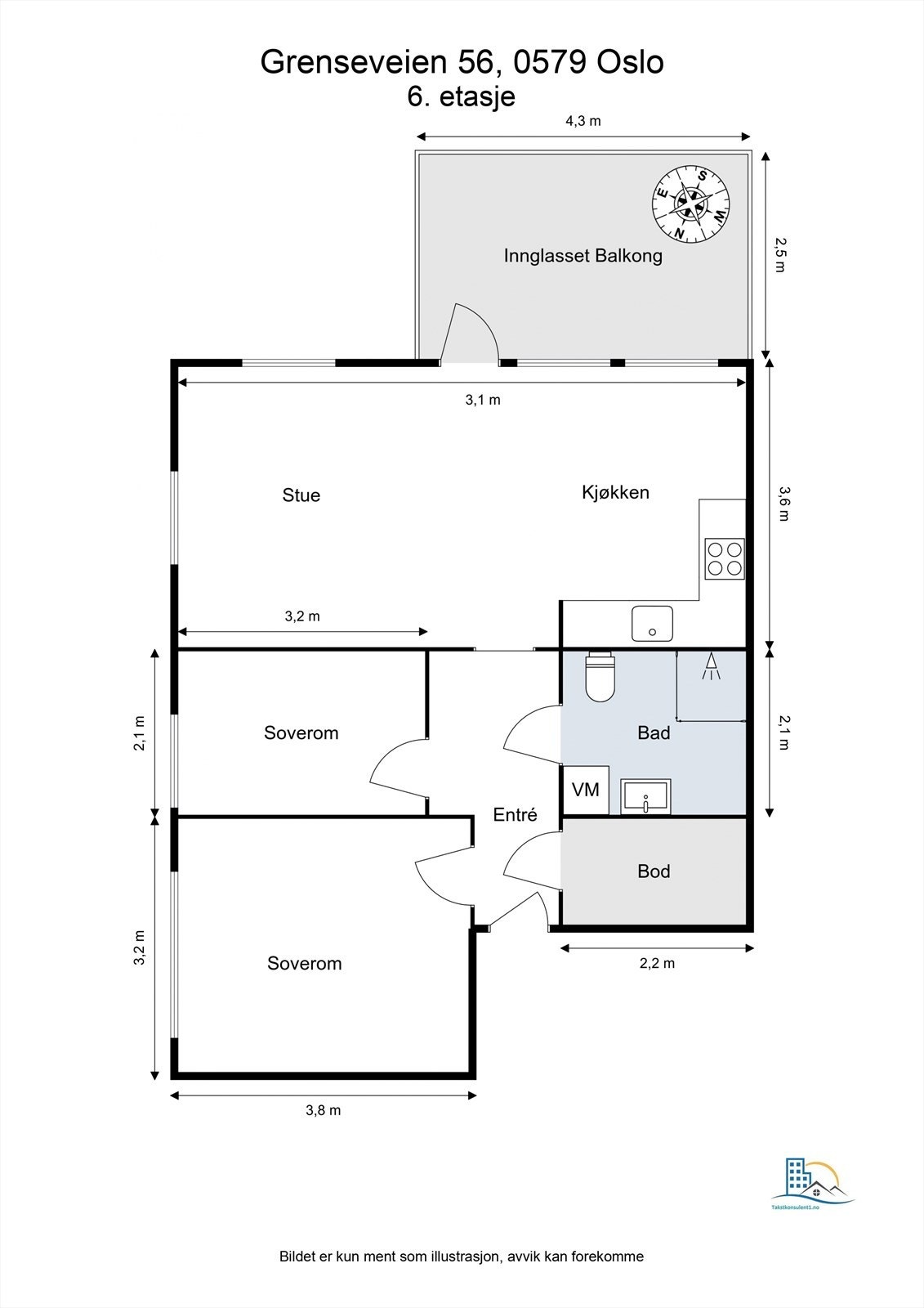 Plantegning Galleribilde