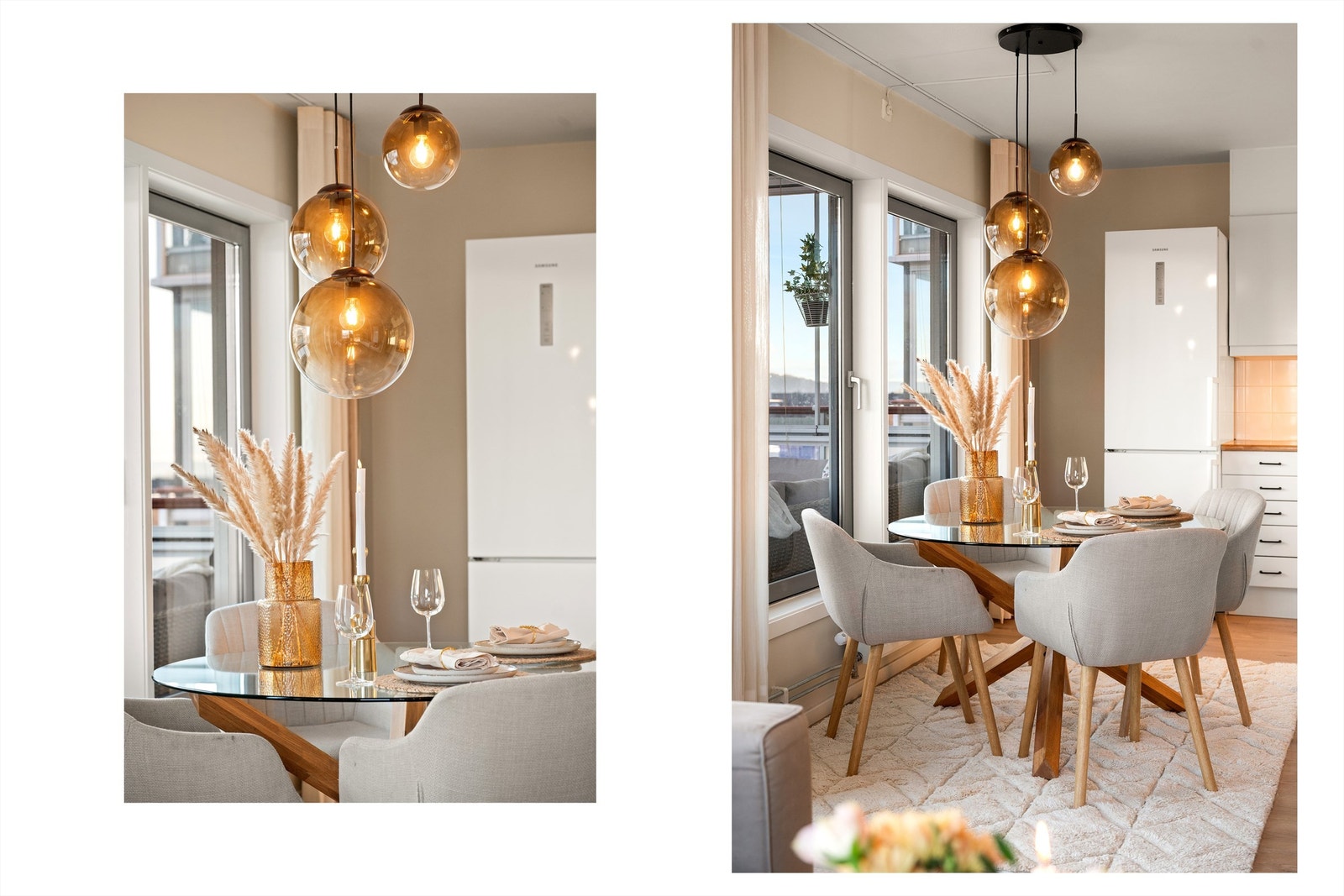 Her ligger alt til rette for trivelige middager med familie og venner. Galleribilde