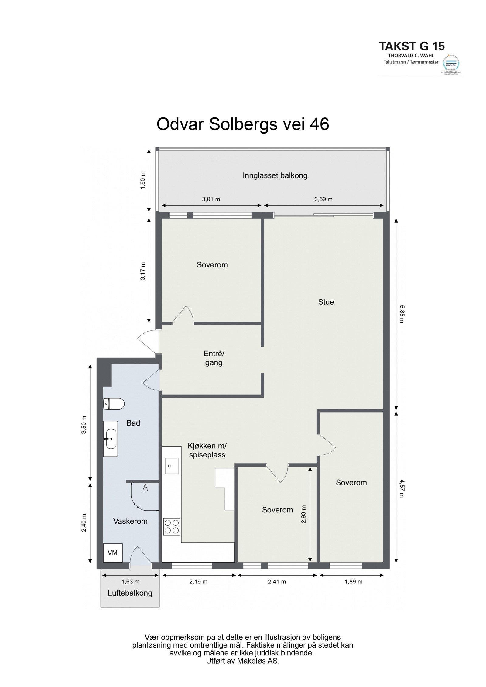 Plantegning. Galleribilde