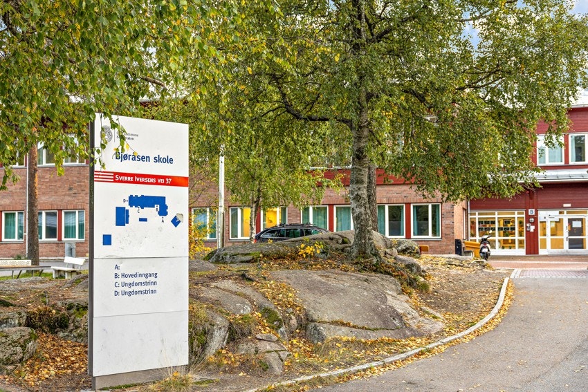 Bilfrie gangveier til flere skoler og barnehager. Galleribilde