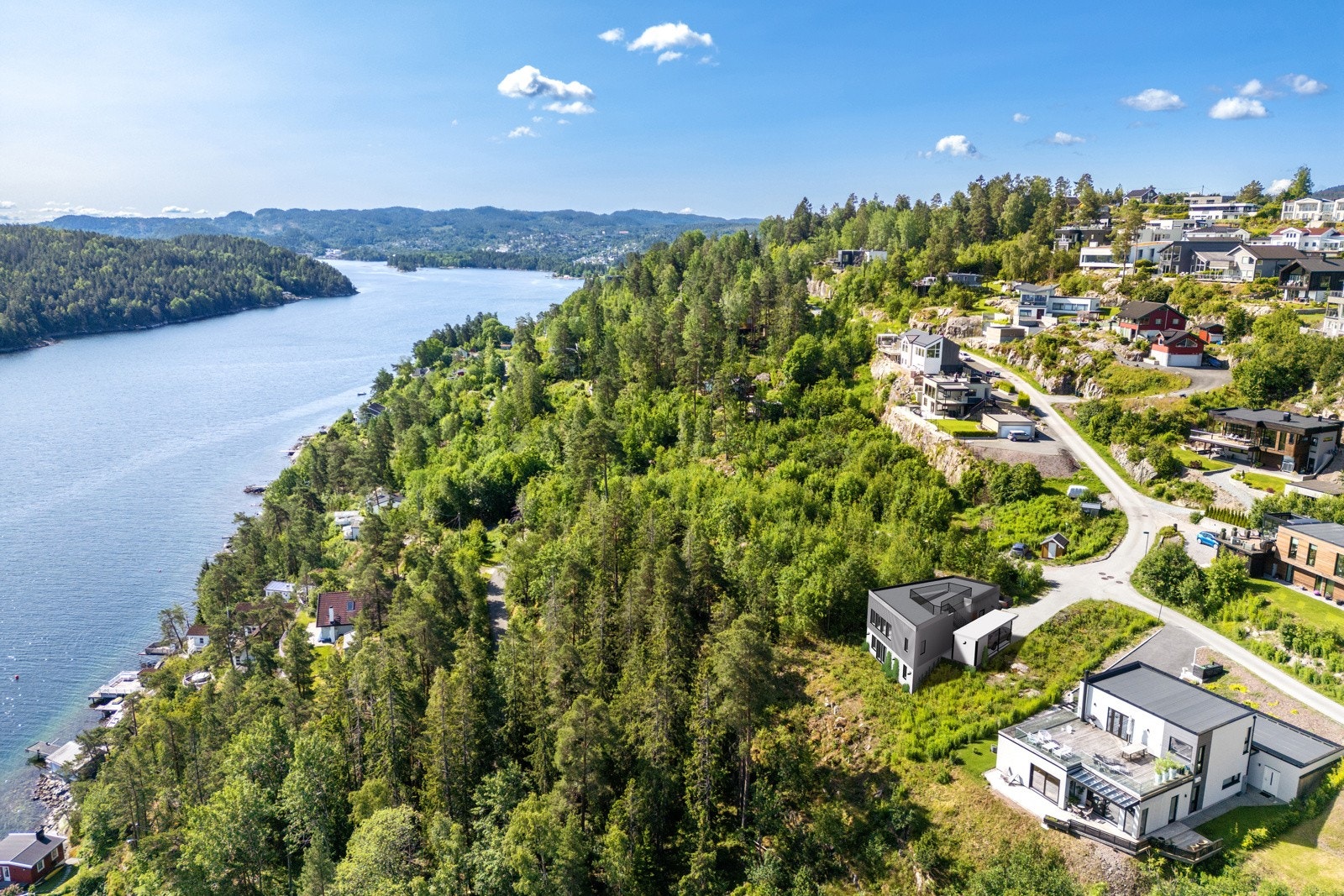 flyfoto mot sør Galleribilde
