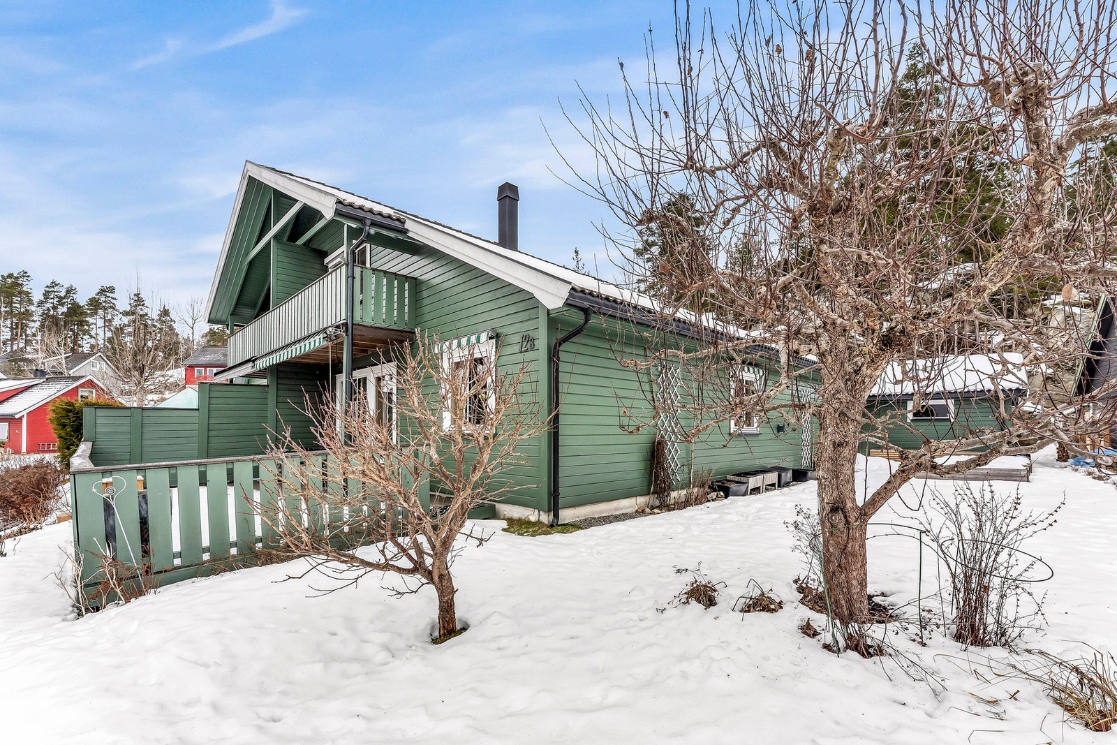 Tomten er solrik og meget barnevennlig. Galleribilde