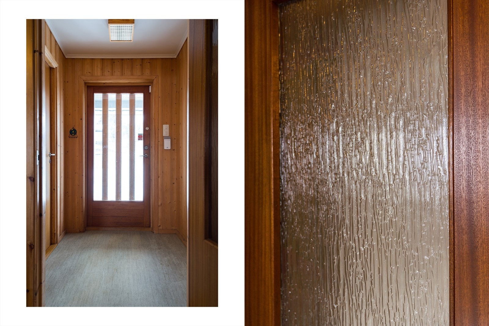 Lyst og romslig vindfang med plass til yttertøy og sko. Galleribilde