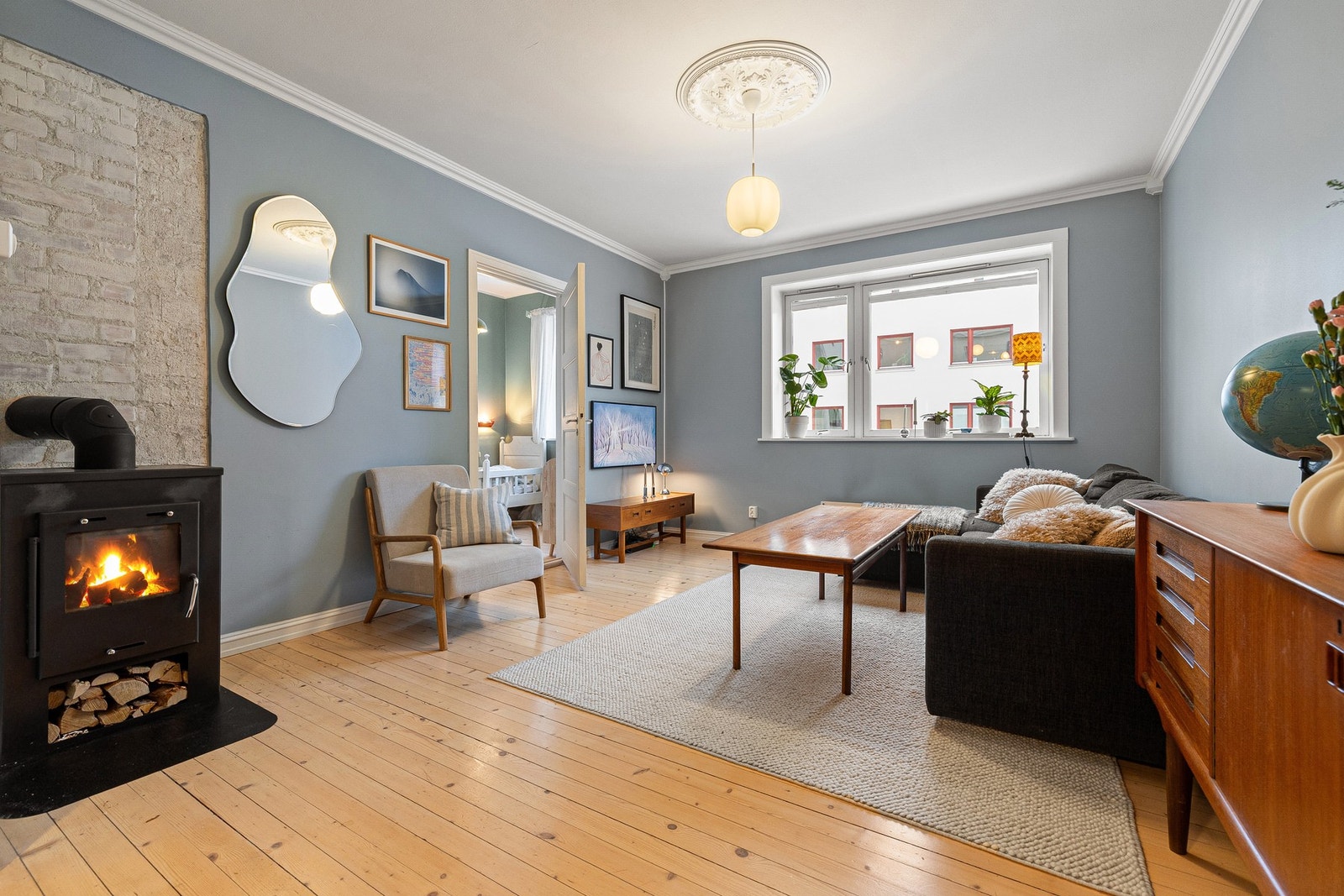 En flott oppgradert og gjennomgående leilighet på beste Sagene i klassisk gård. Foto: Aakermann Photography (André Aakermann) Galleribilde