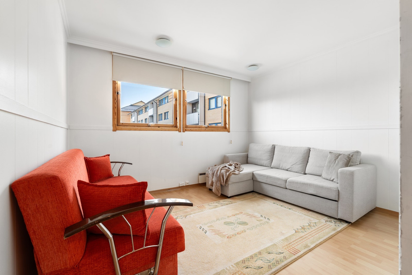 Soverom 2 er på 12,5 kvm og er innredet som en ekstra stue. Galleribilde