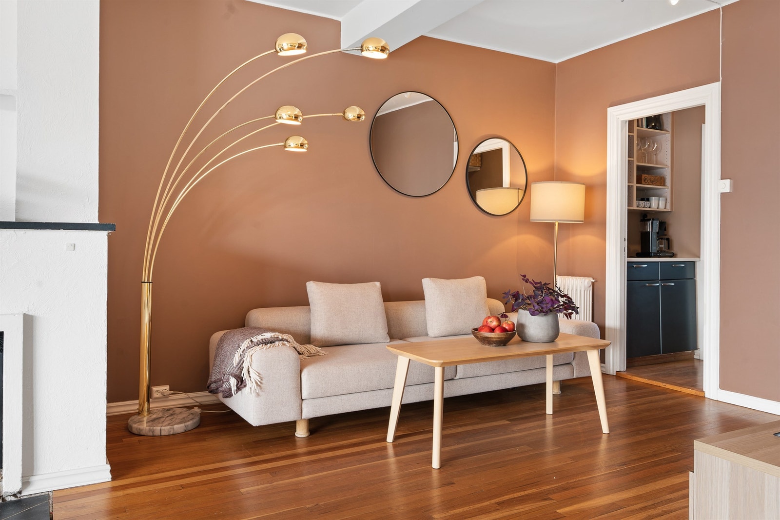 Stuens indre hjørne er en ypperlig TV-krok. Galleribilde