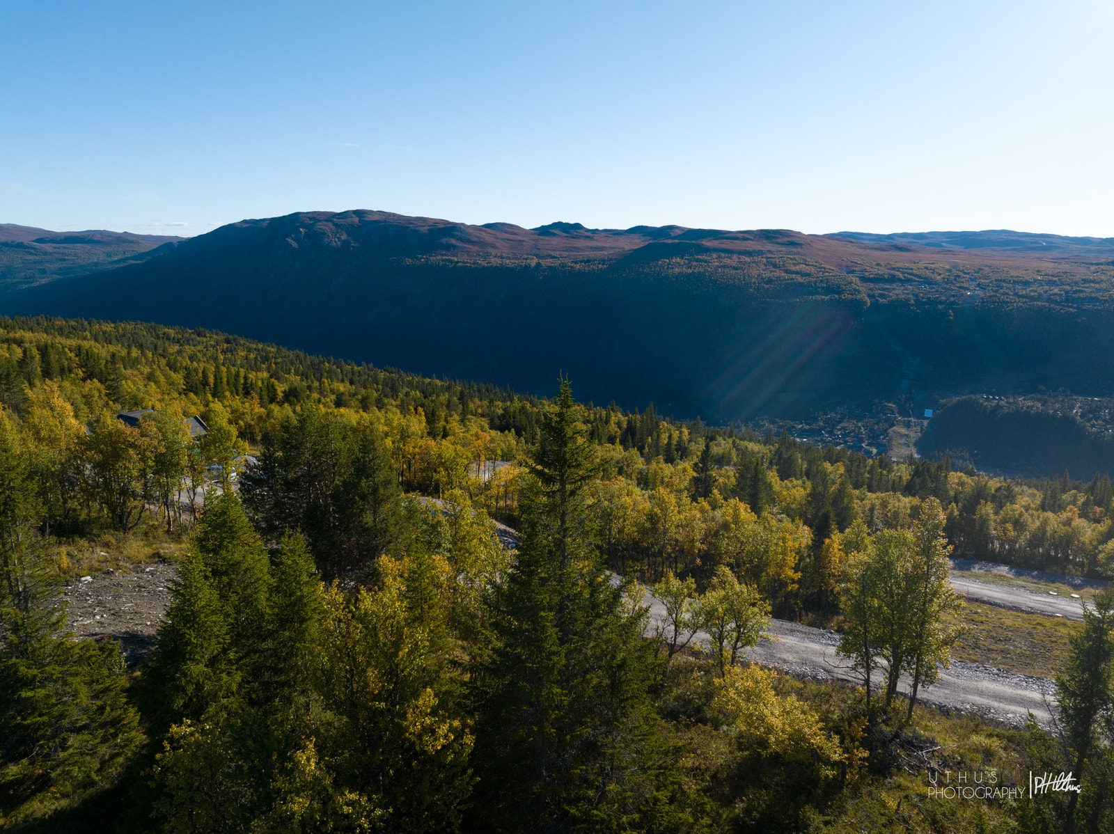 Tomtefelt sett mot øst Galleribilde