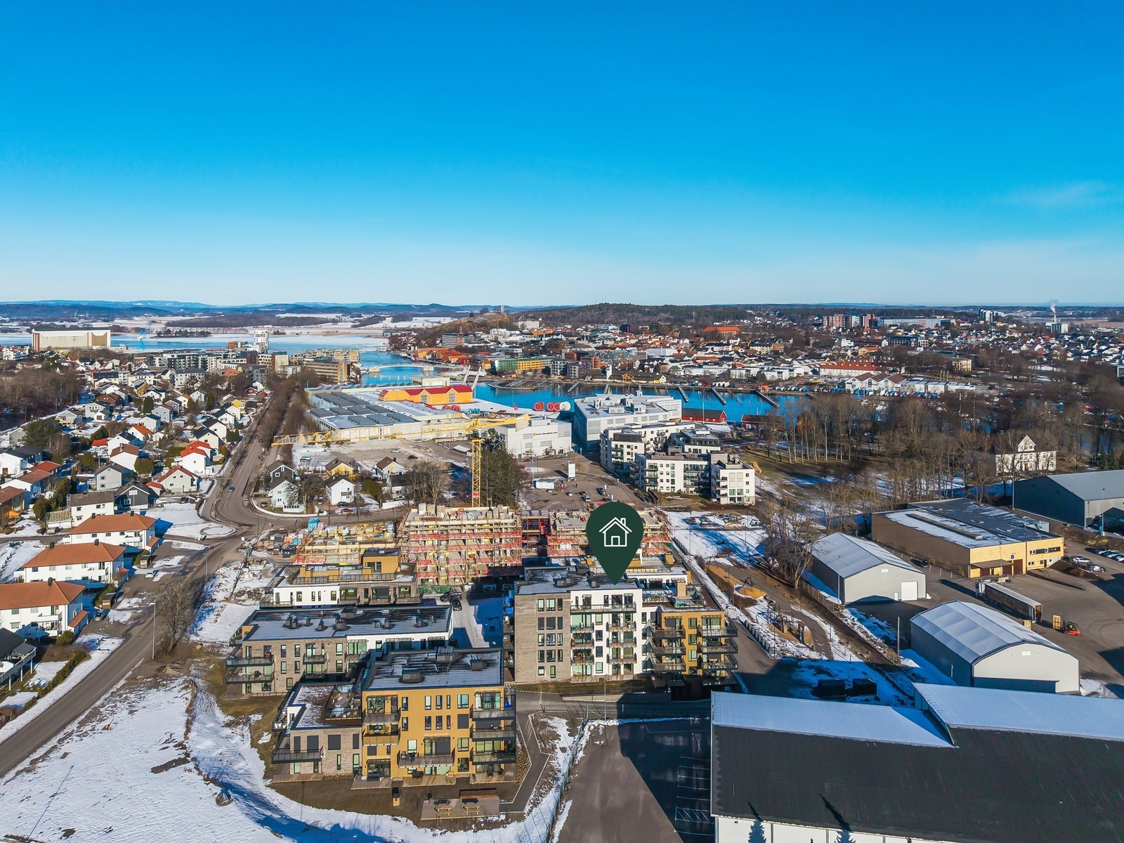 Gangavstand til sentrumsfasilitetene Galleribilde