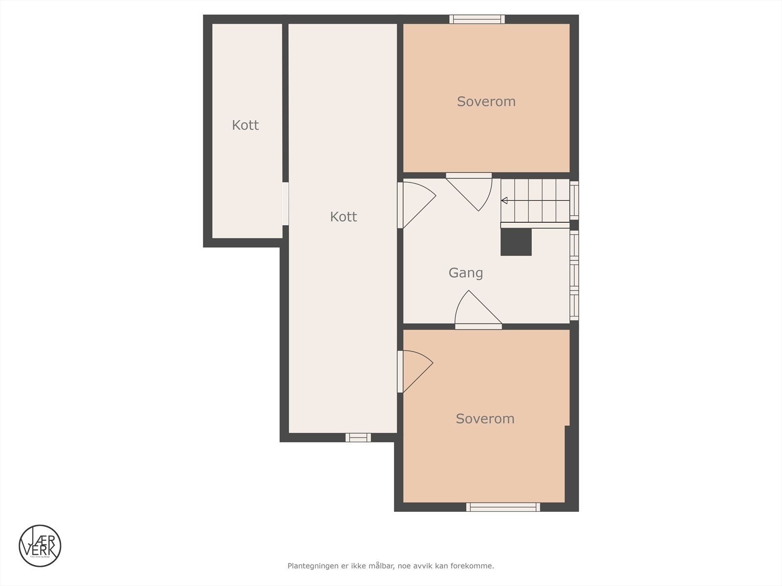Plantegning 2 etasje. Galleribilde