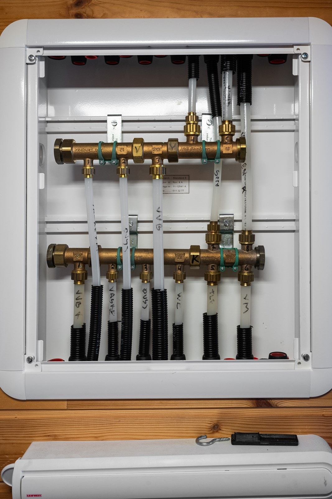 Hytten har rør-i-rør system. Galleribilde