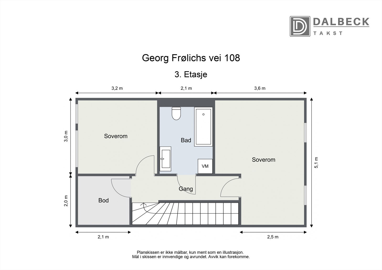 Plantegning - 3. Etasje Galleribilde