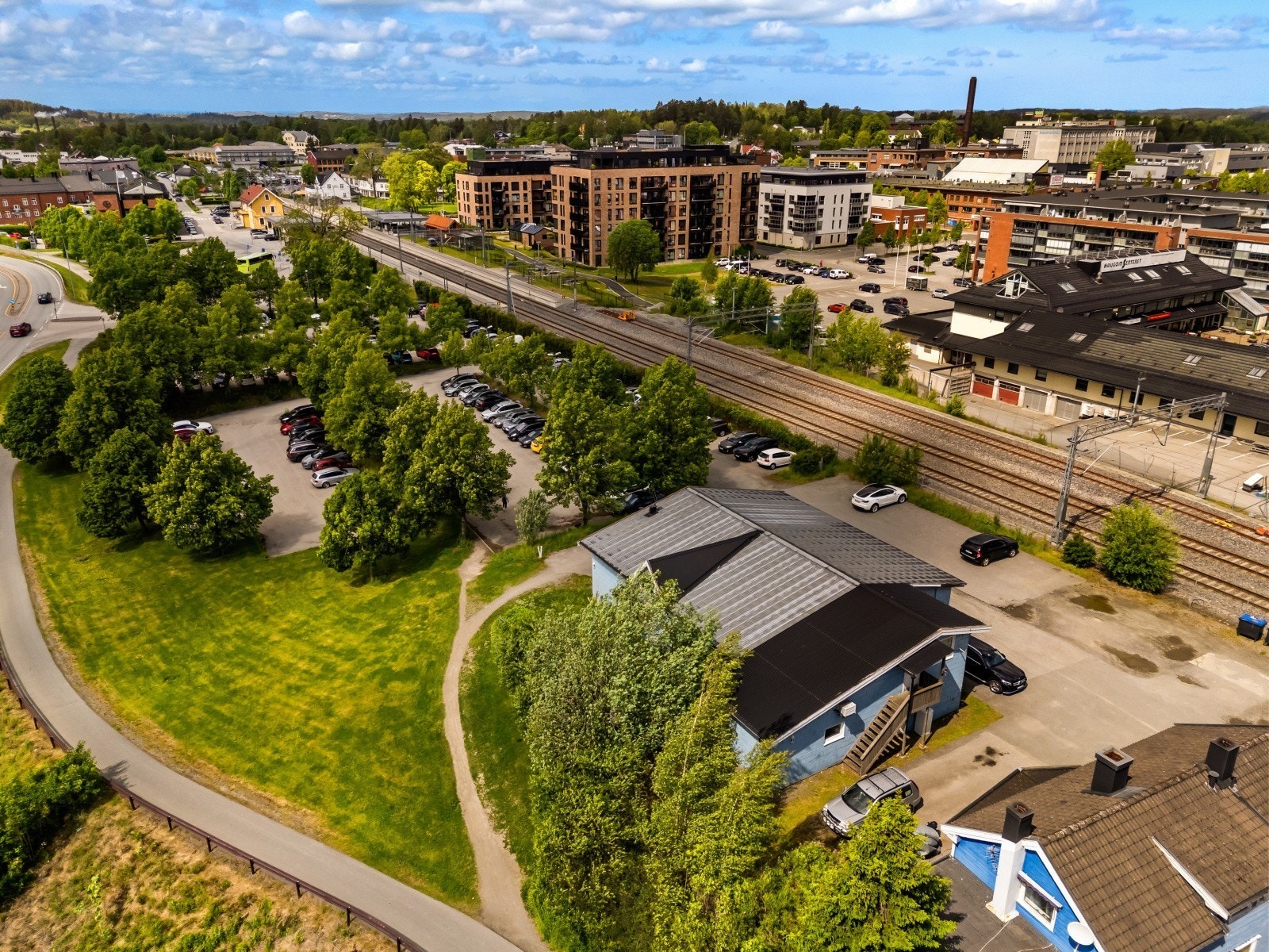 Midt i Askim sentrum Galleribilde