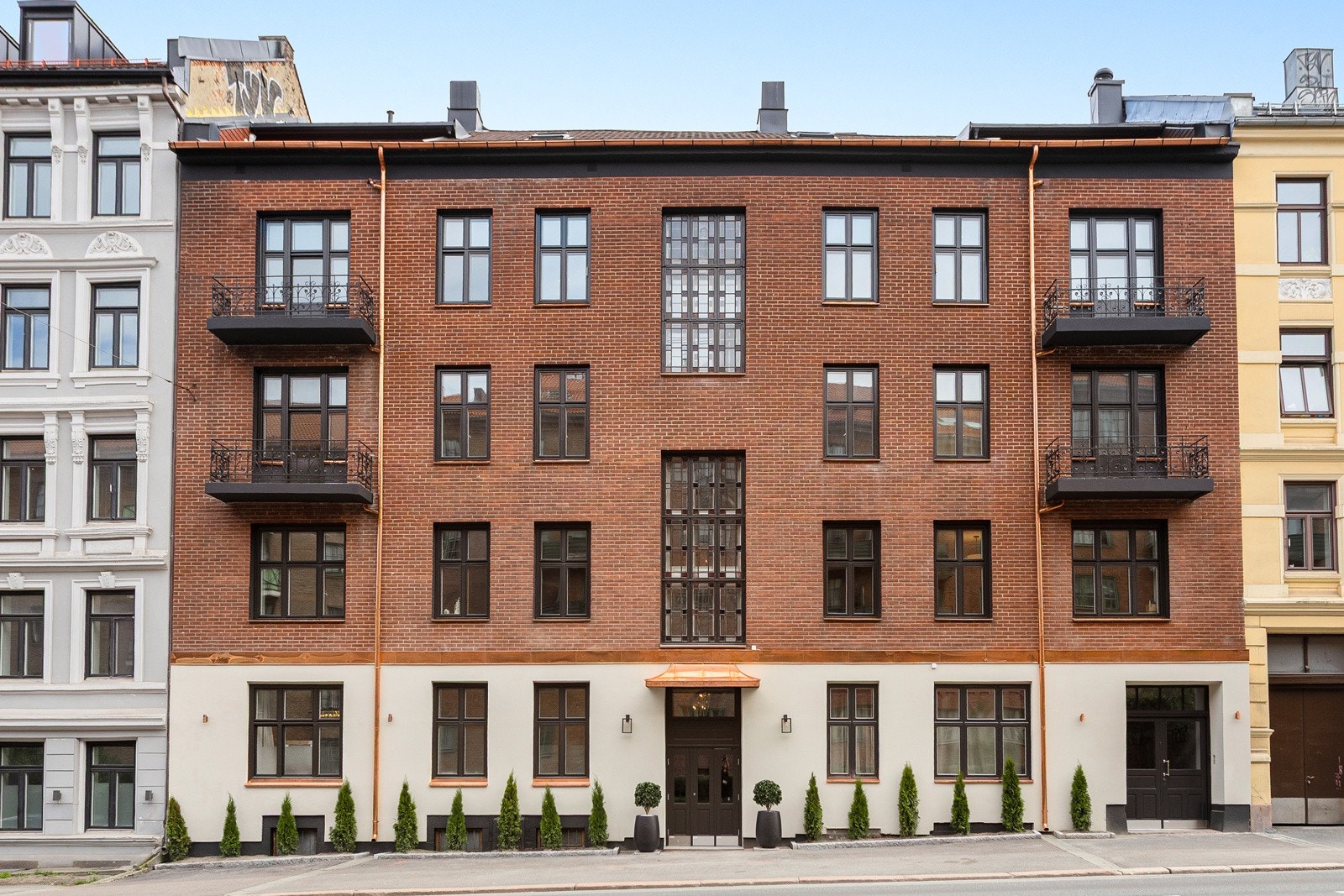 Tranegården - Nyoppusset bygård på St.Hanshaugen Galleribilde