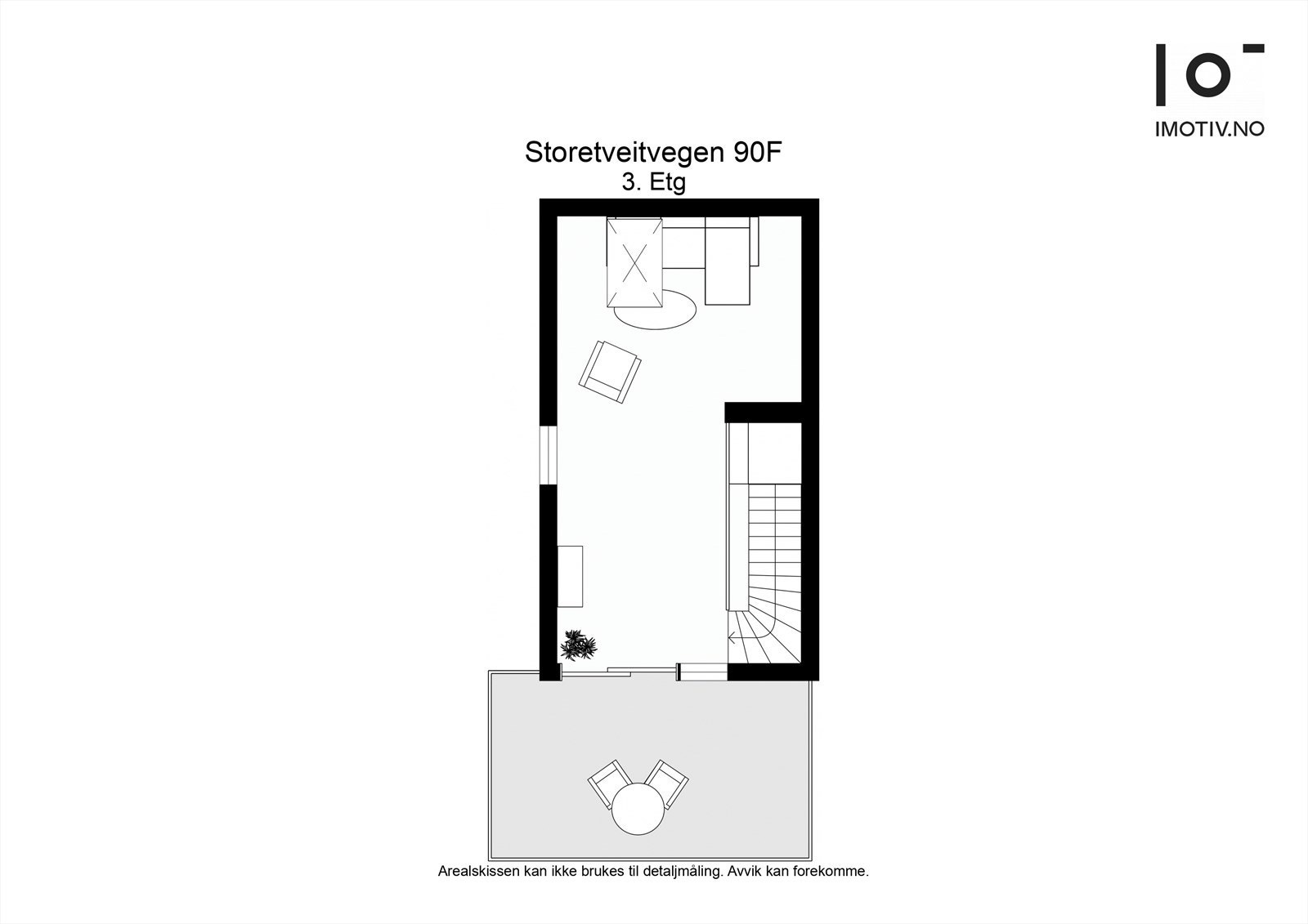Plantegning - Toppetasje. Galleribilde