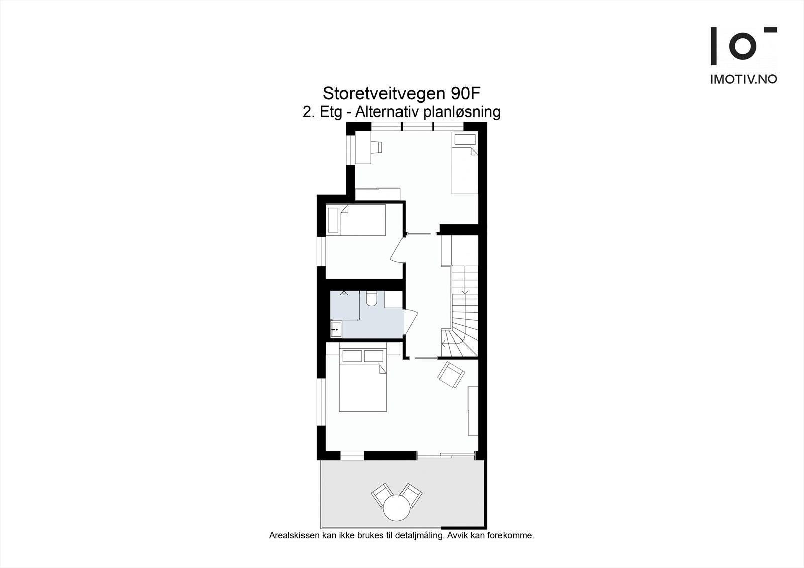 Alternativ planløsning - andre etasje. Galleribilde